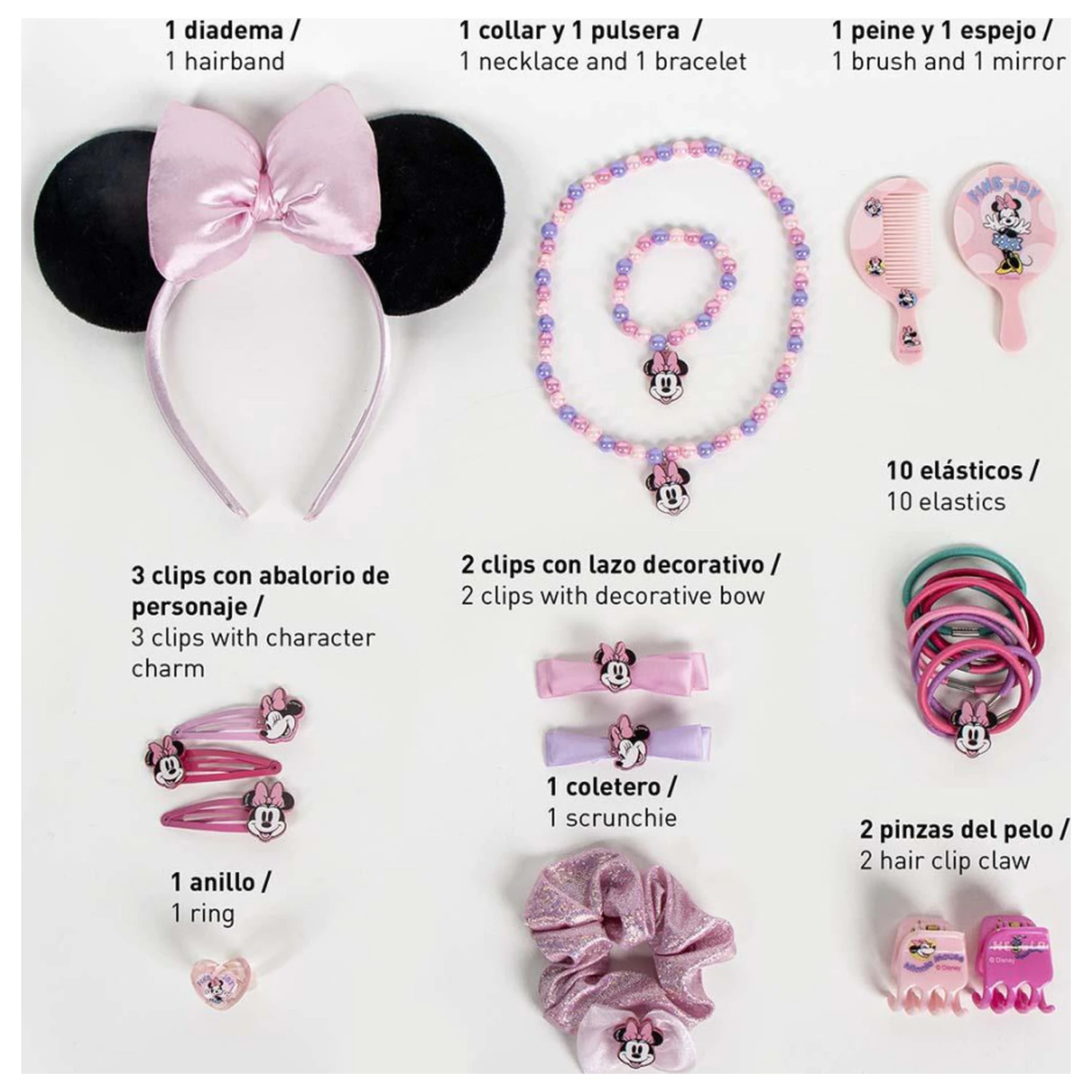 Disney Minnie Makeover Sada šperků a vlasových doplňků fotografii produktu