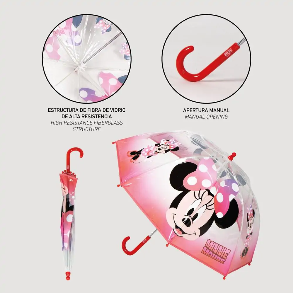 Disney Minnie manual bubble deštník fotografii produktu