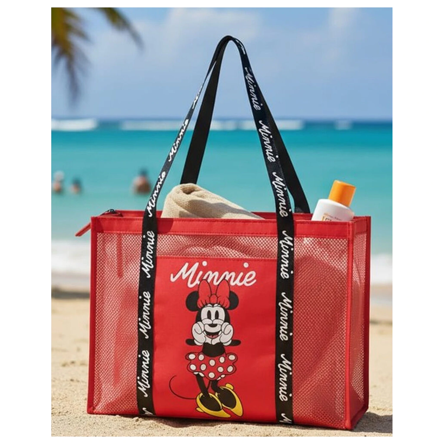 Disney Minnie síťovaná plážová taška fotografii produktu
