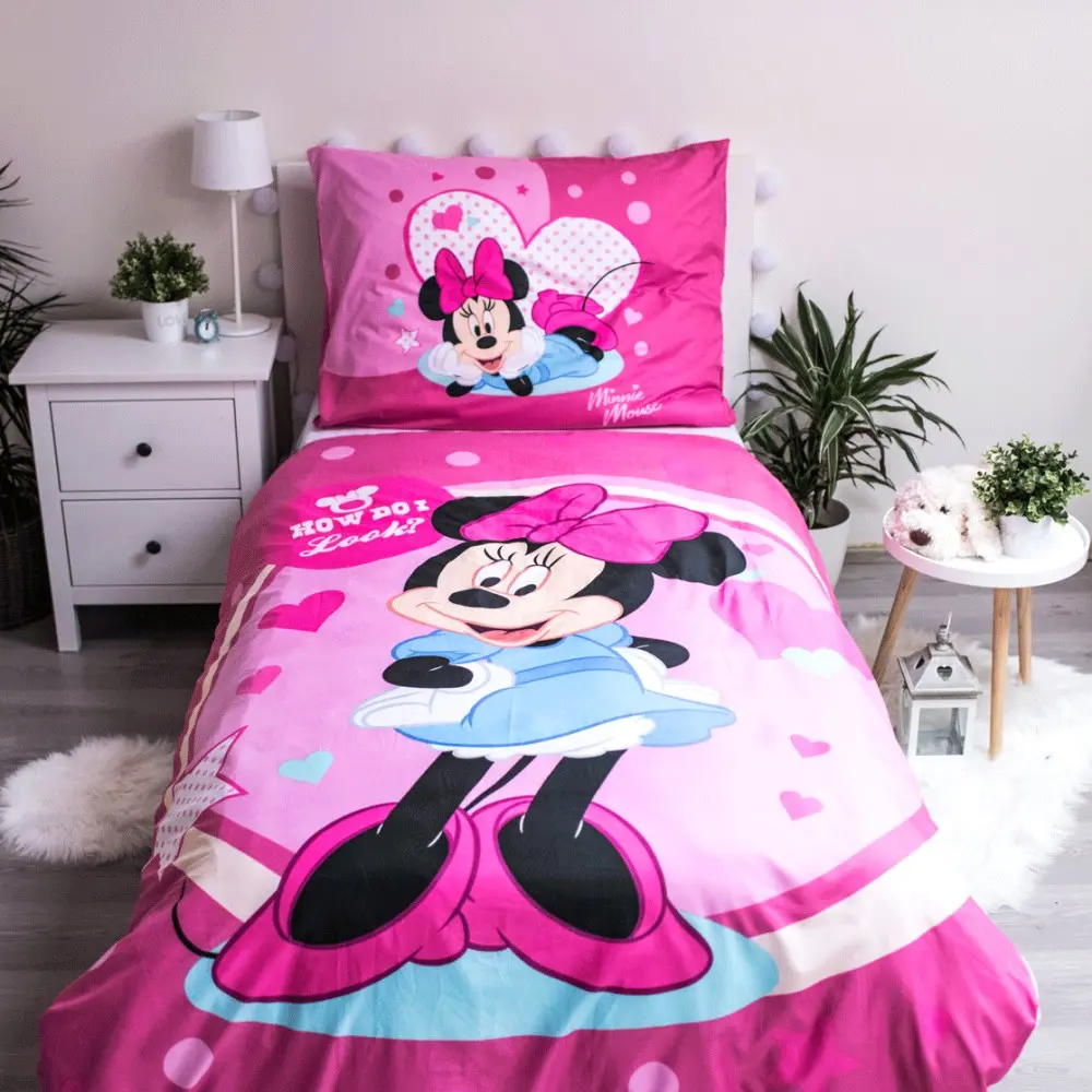 Disney Minnie mikrovláknový povlak na peřinu 140x200 cm, 70x90 cm fotografii produktu