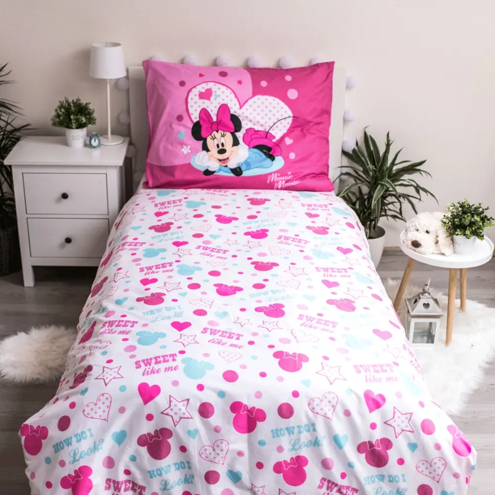Disney Minnie mikrovláknový povlak na peřinu 140x200 cm, 70x90 cm fotografii produktu