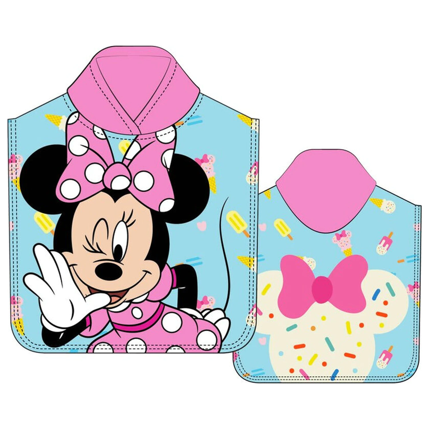 Disney Minnie mikrovláknová pončová osuška fotografii produktu