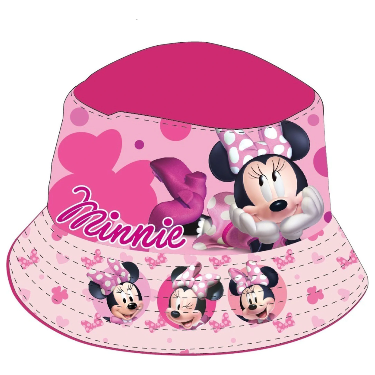 Disney Minnie Mimicry dětský klobouk s kulatou střechou 54 cm fotografii produktu