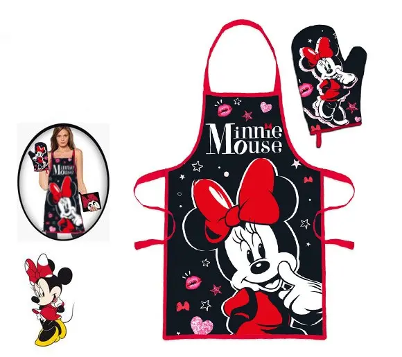 Disney Minnie Mouse dámská zástěra, 2dílná sada fotografii produktu