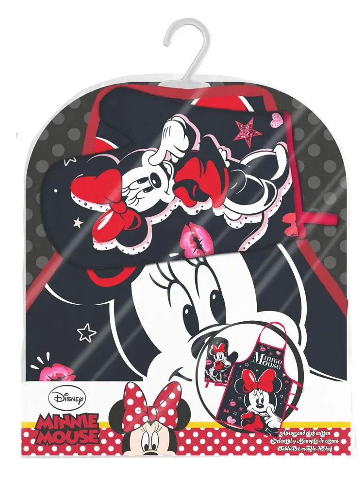Disney Minnie Mouse dámská zástěra, 2dílná sada fotografii produktu