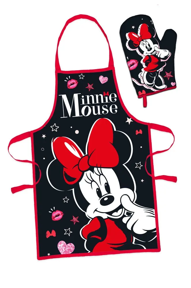 Disney Minnie Mouse dámská zástěra, 2dílná sada fotografii produktu