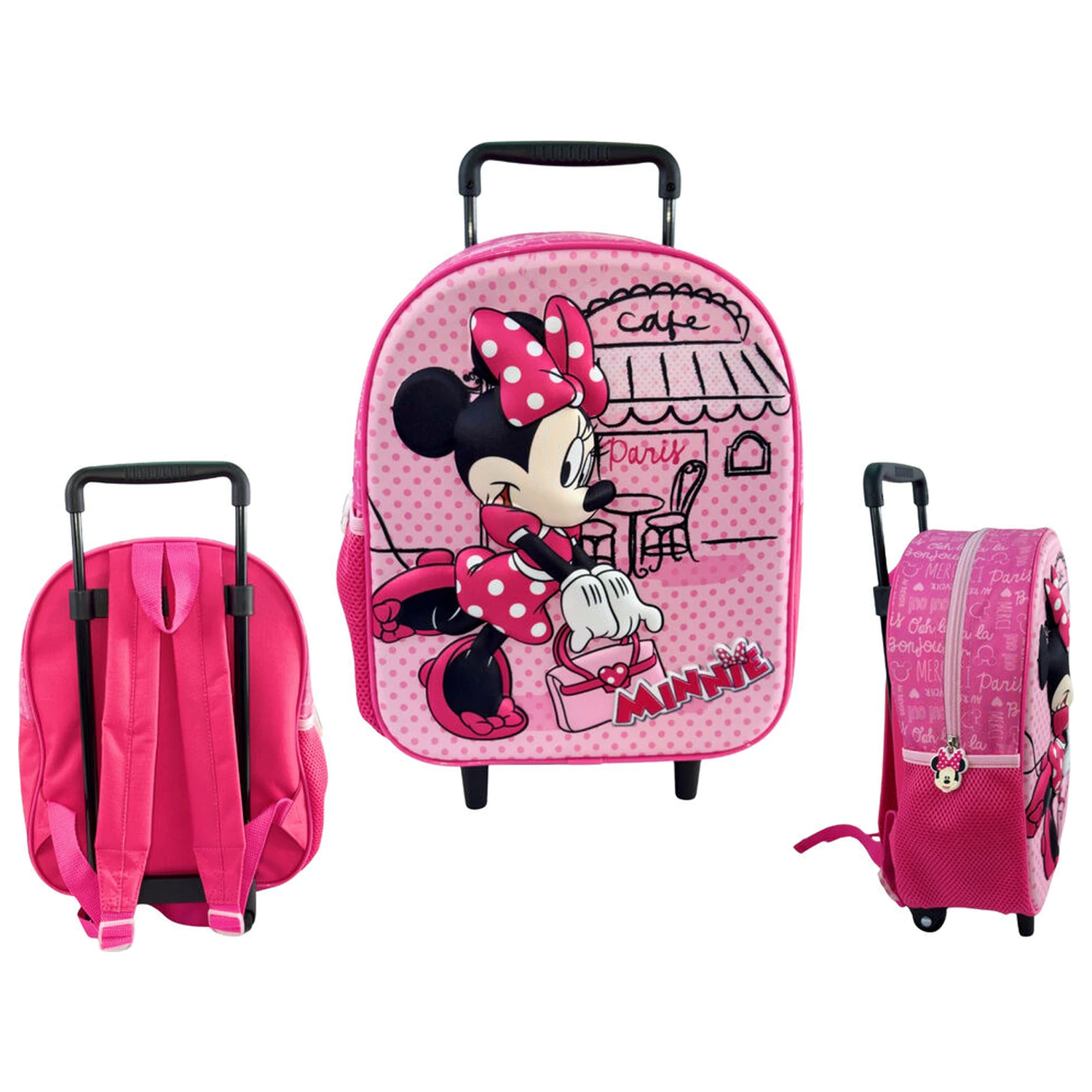 Disney Minnie Paris 3D cestovní kufřík 32cm fotografii produktu