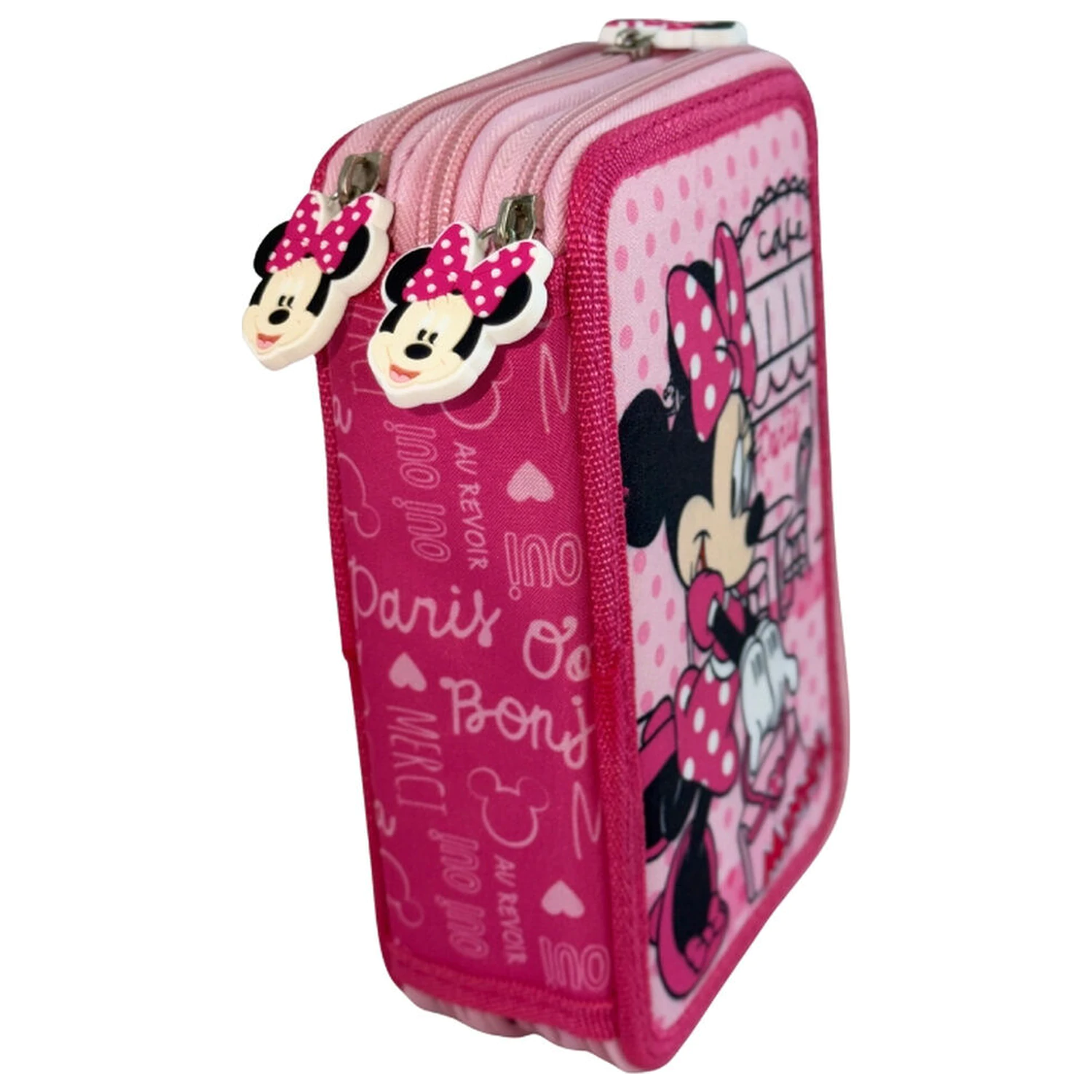 Disney Minnie Paris trojité pouzdro na tužky fotografii produktu