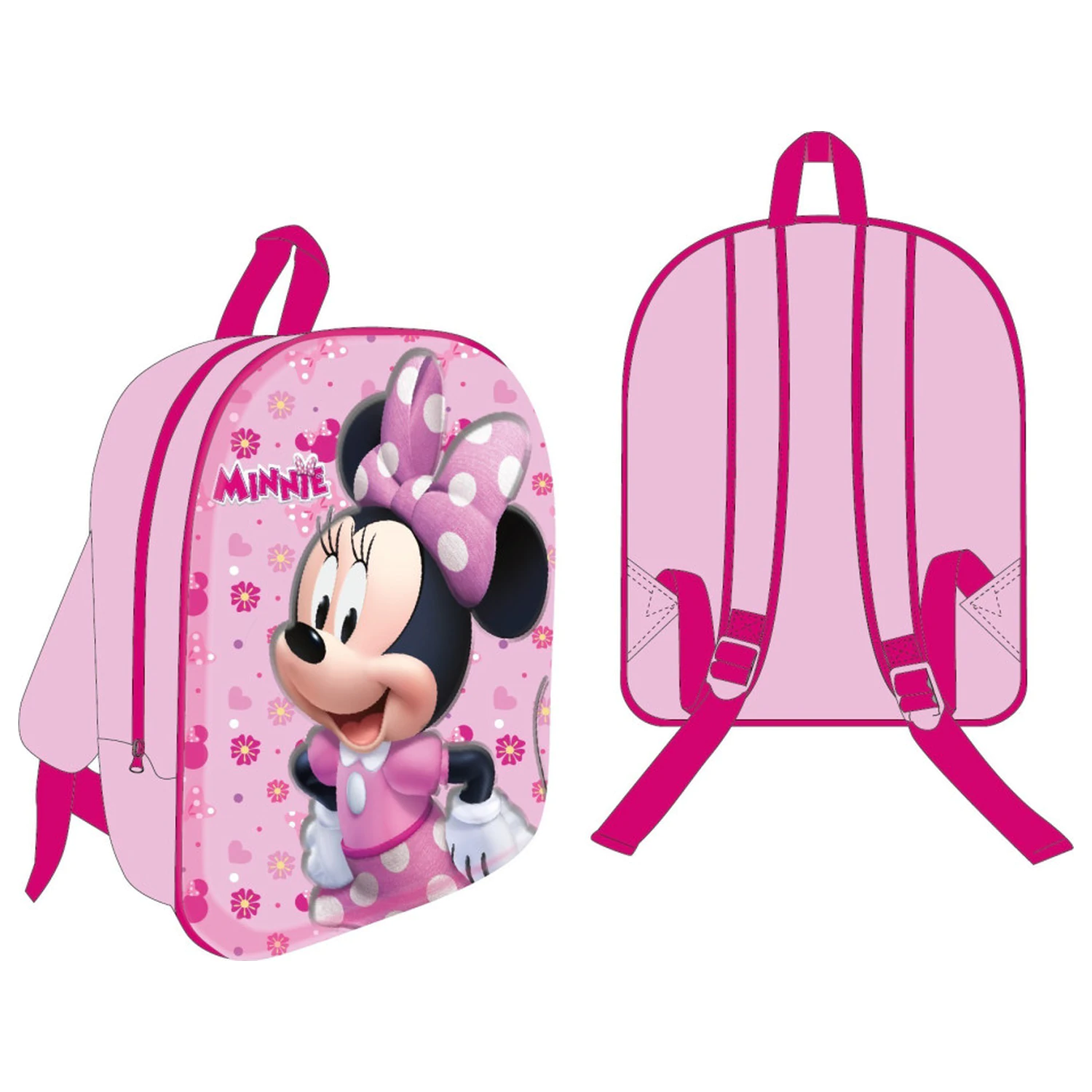 Disney Minnie Pink Paradise 3D Batoh, taška 30 cm fotografii produktu