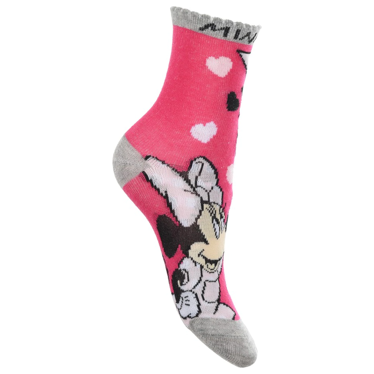 Disney Minnie Pink Style dětské ponožky 31/34 fotografii produktu