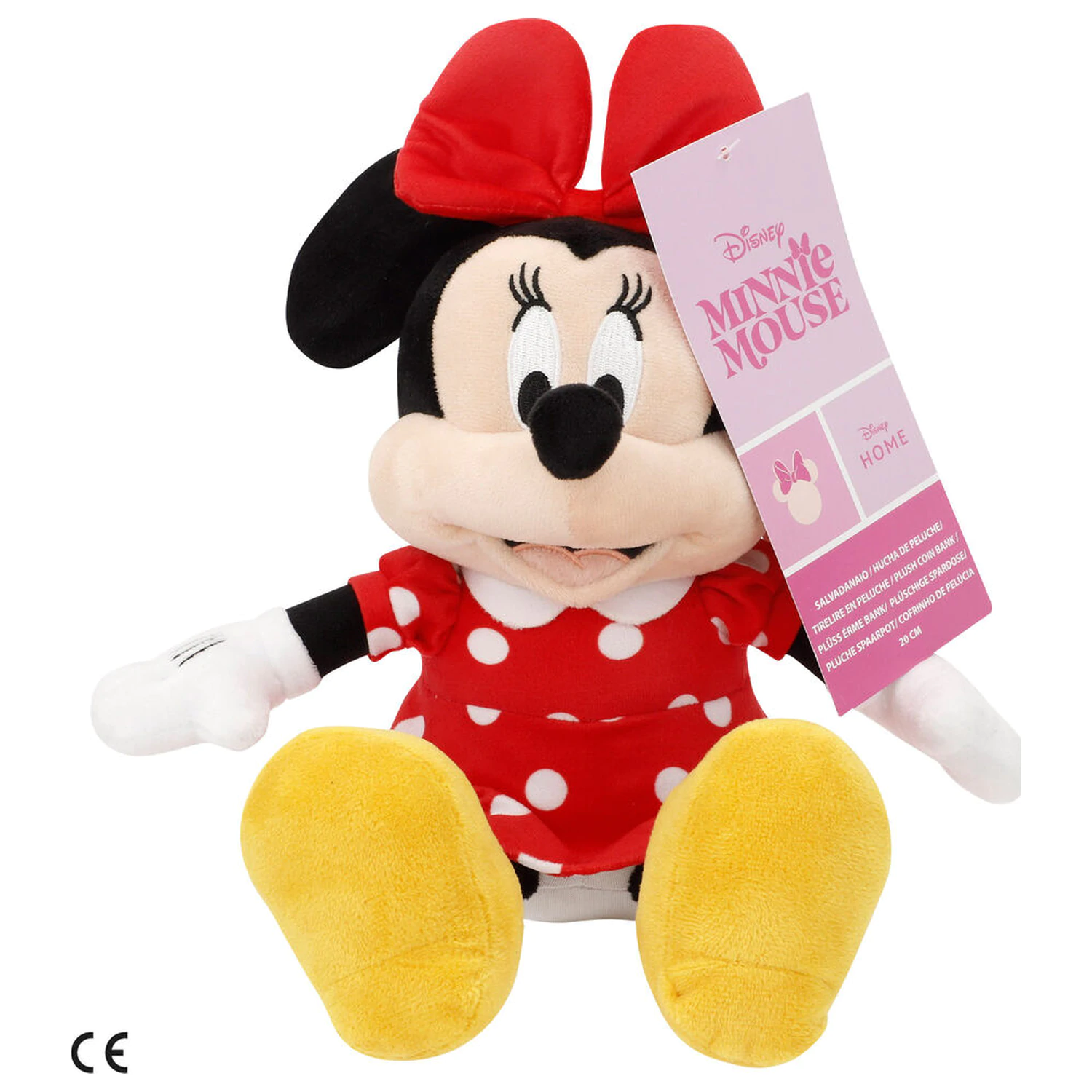 Disney Minnie pokladnička plyšová hračka 20 cm fotografii produktu