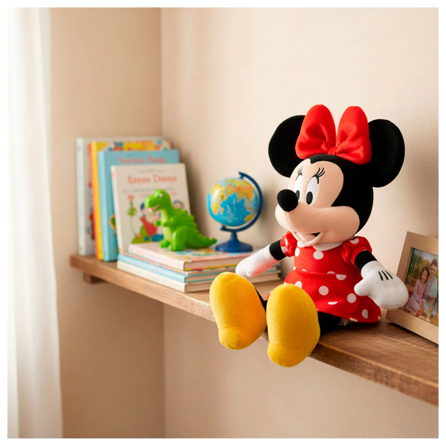 Disney Minnie pokladnička plyšová hračka 20 cm fotografii produktu