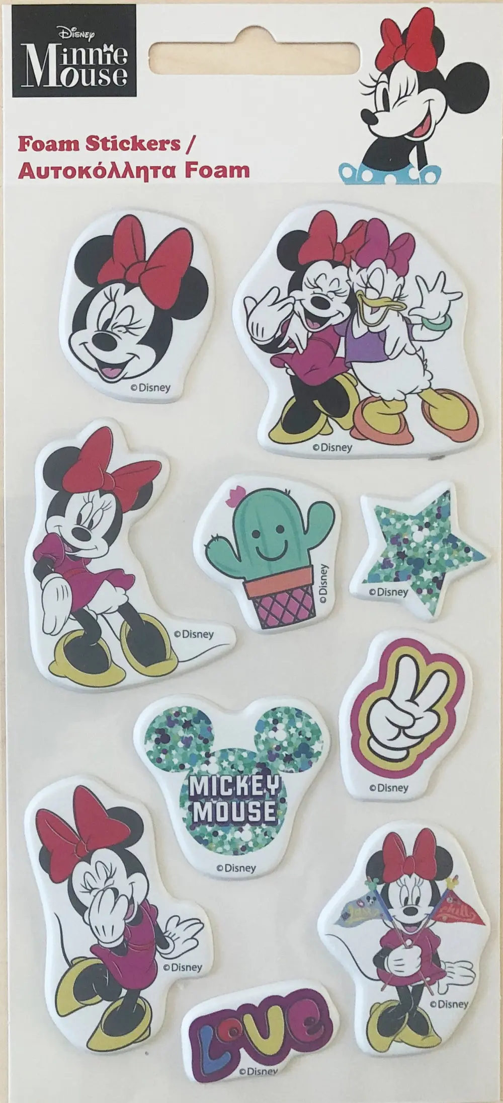 Disney Minnie Pěnové houbové samolepky sada fotografii produktu
