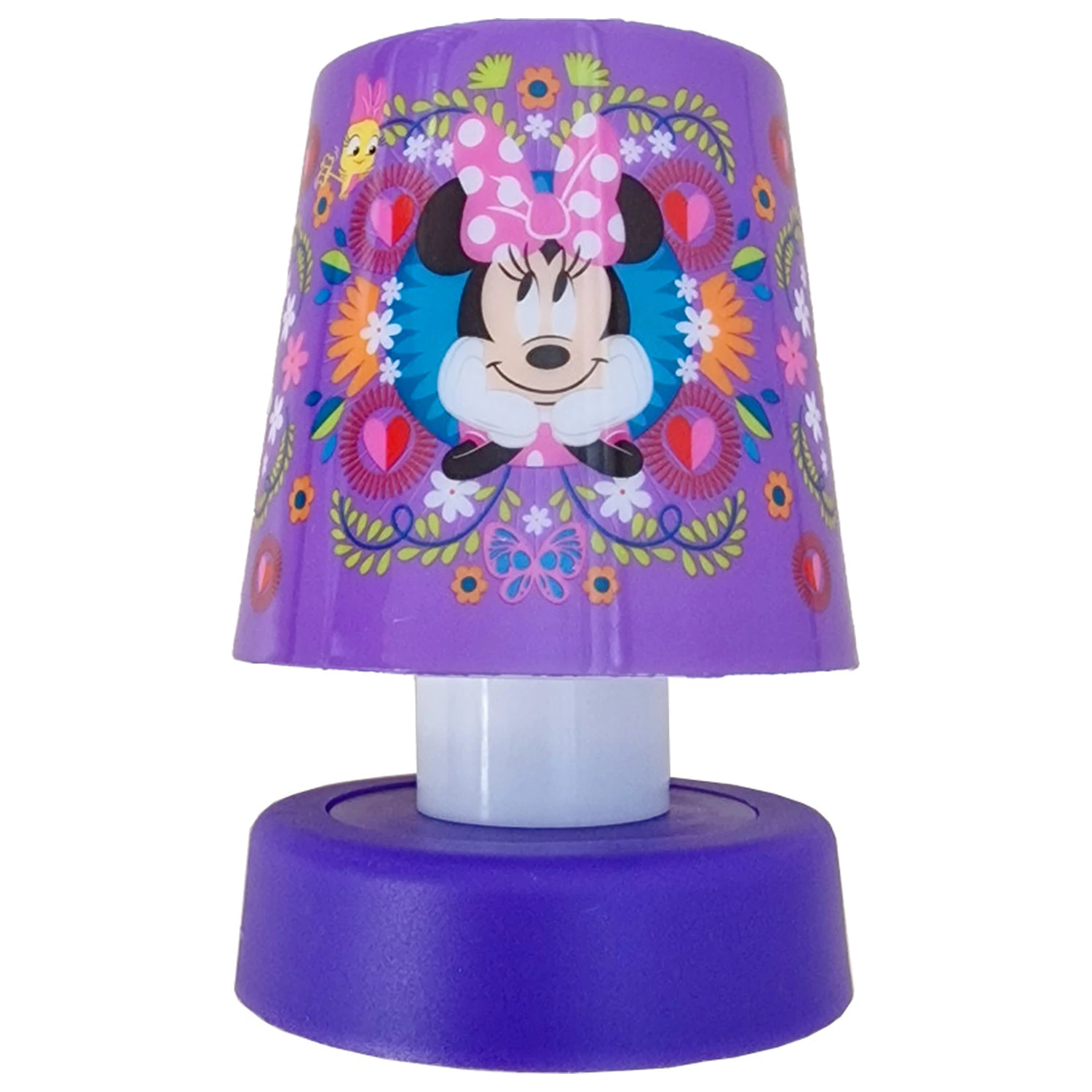 Disney Minnie Fialová mini stolní lampa 11 cm fotografii produktu