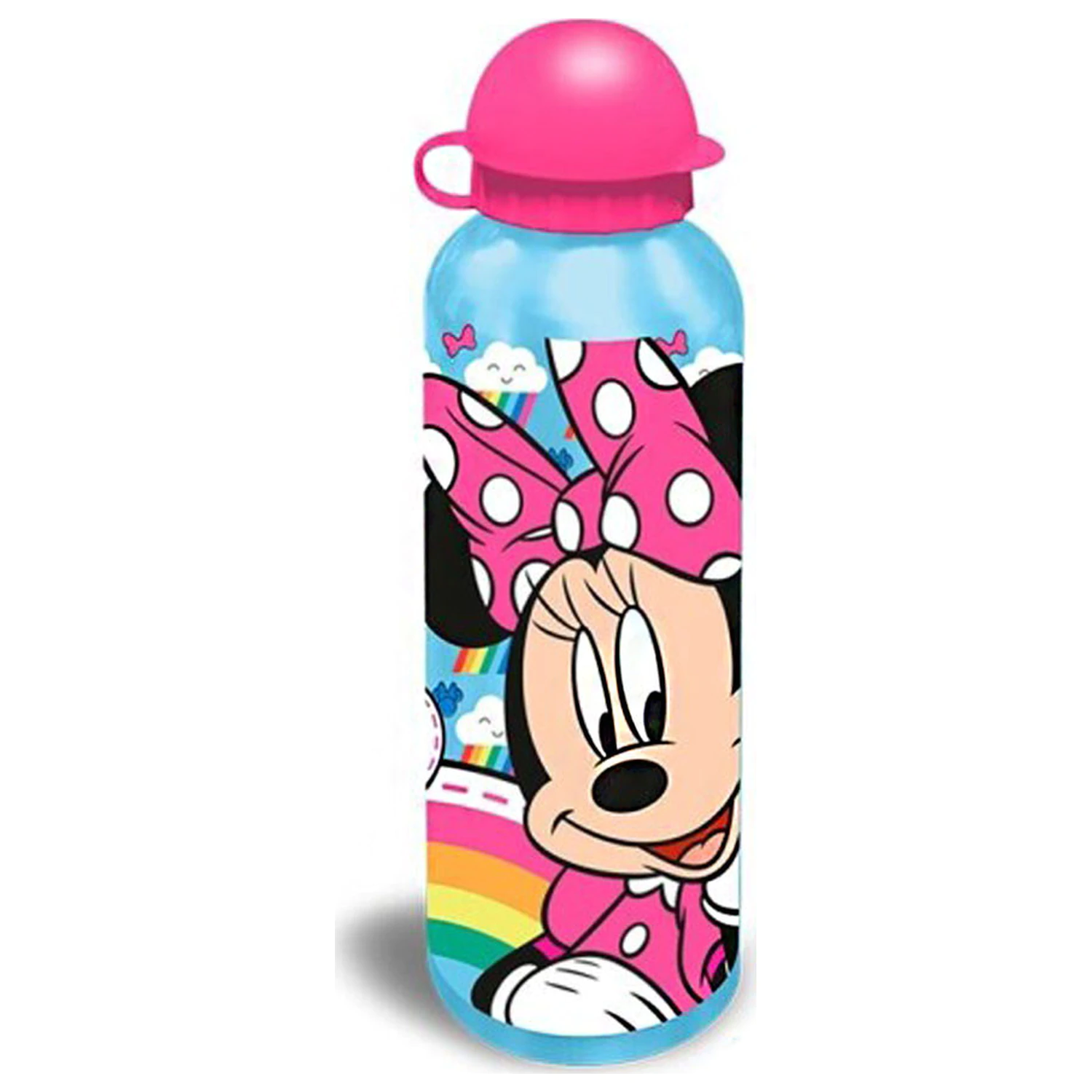 Disney Minnie Rainbow hliníková láhev na vodu s pítkem 500 ml fotografii produktu
