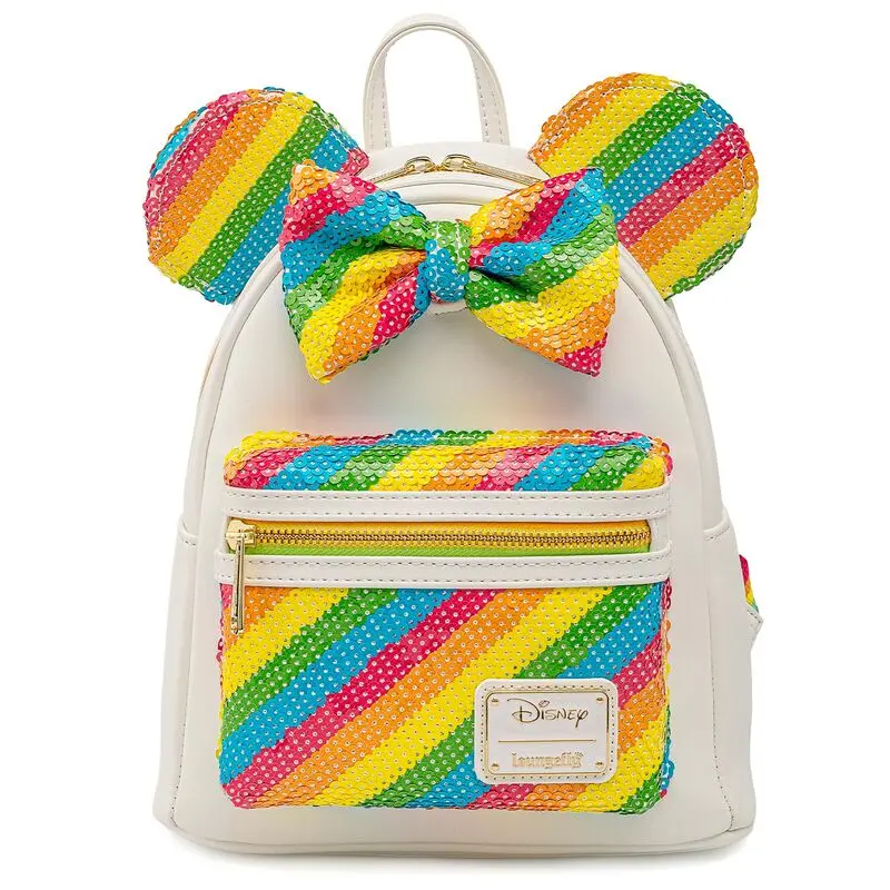 Loungefly Disney Minnie Rainbow batoh 26 cm fotografii produktu