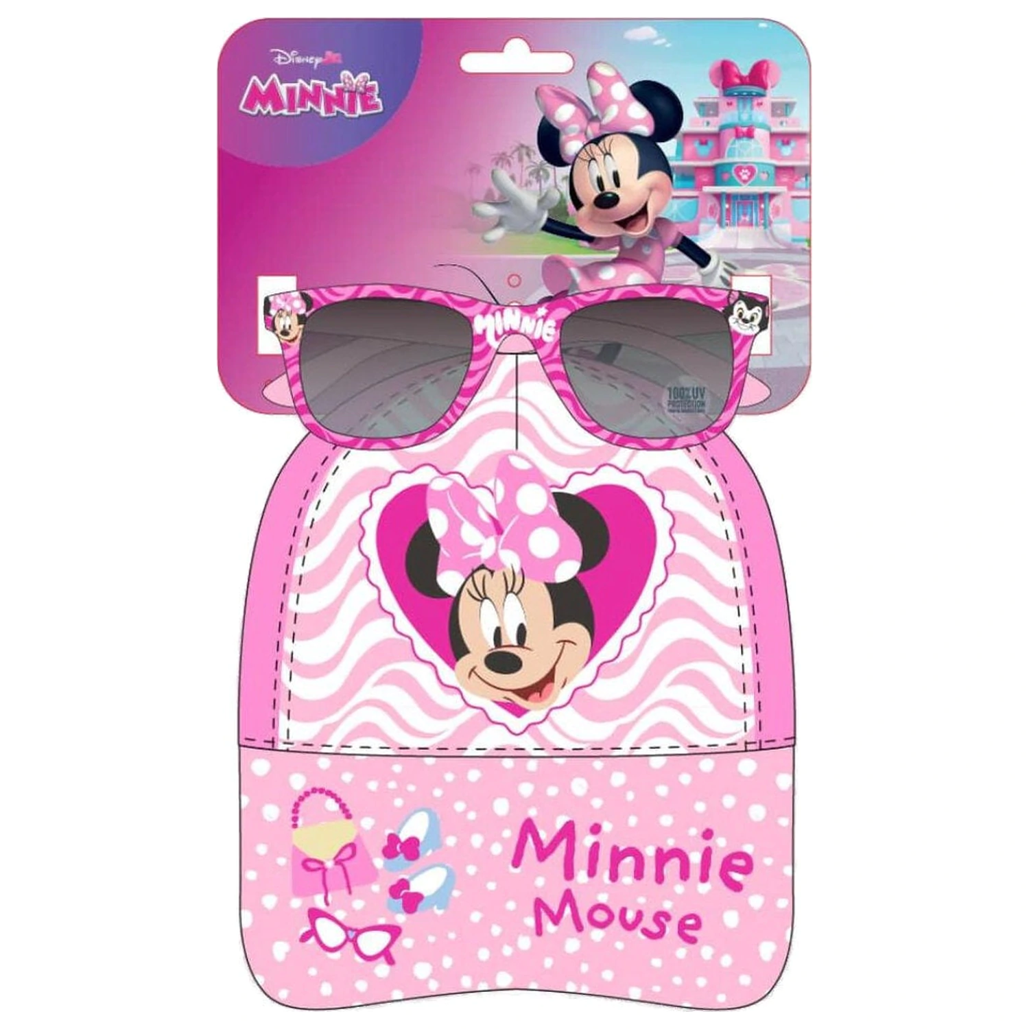 Disney Minnie kšiltovka + sluneční brýle fotografii produktu