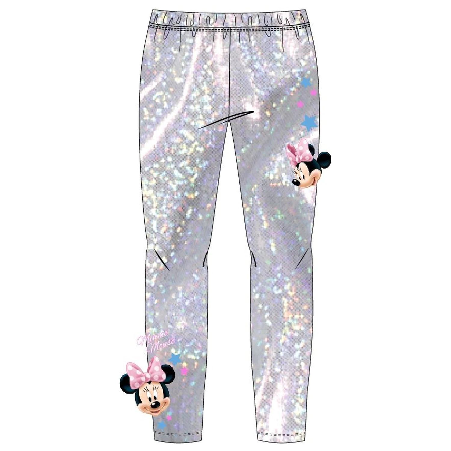 Disney Minnie Starlight Holographic dětské legíny 7 let / 122 cm fotografii produktu