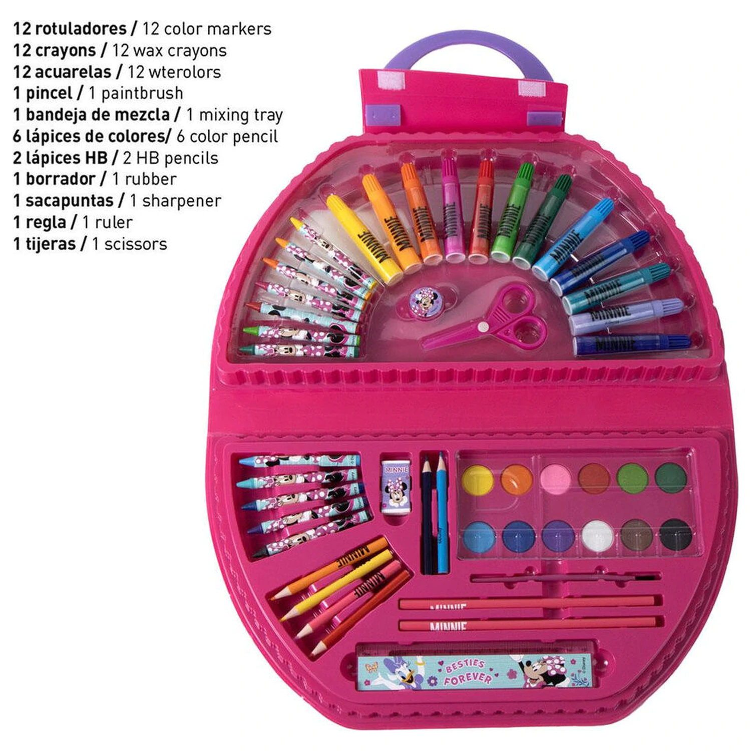 Disney Minnie papírnická sada omalovánek Colouring set fotografii produktu