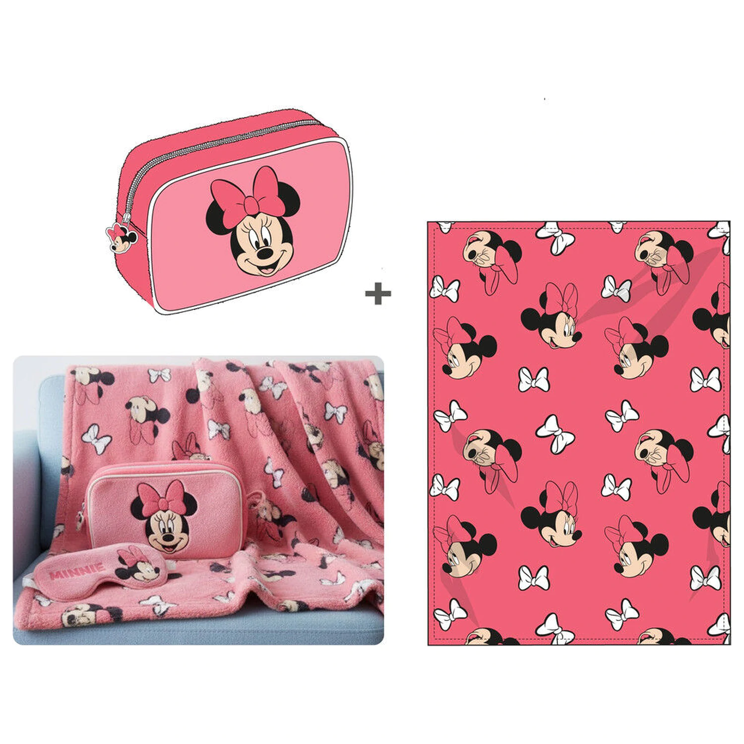 Disney Minnie sada deka + povlak 100x140cm fotografii produktu