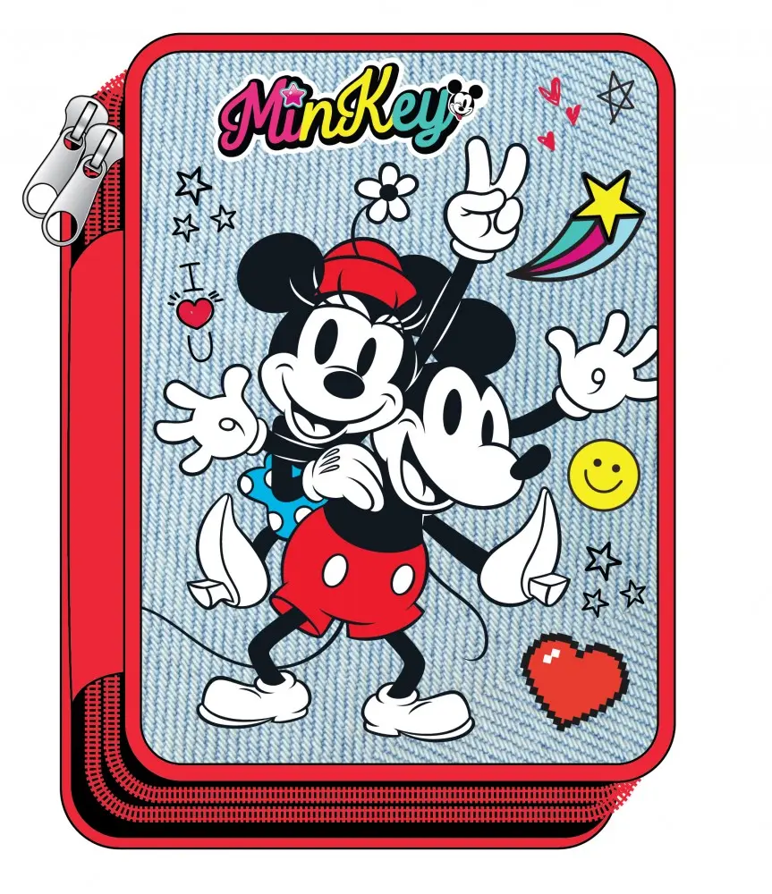 Disney Minnie dvoupatrový naplněný penál fotografii produktu