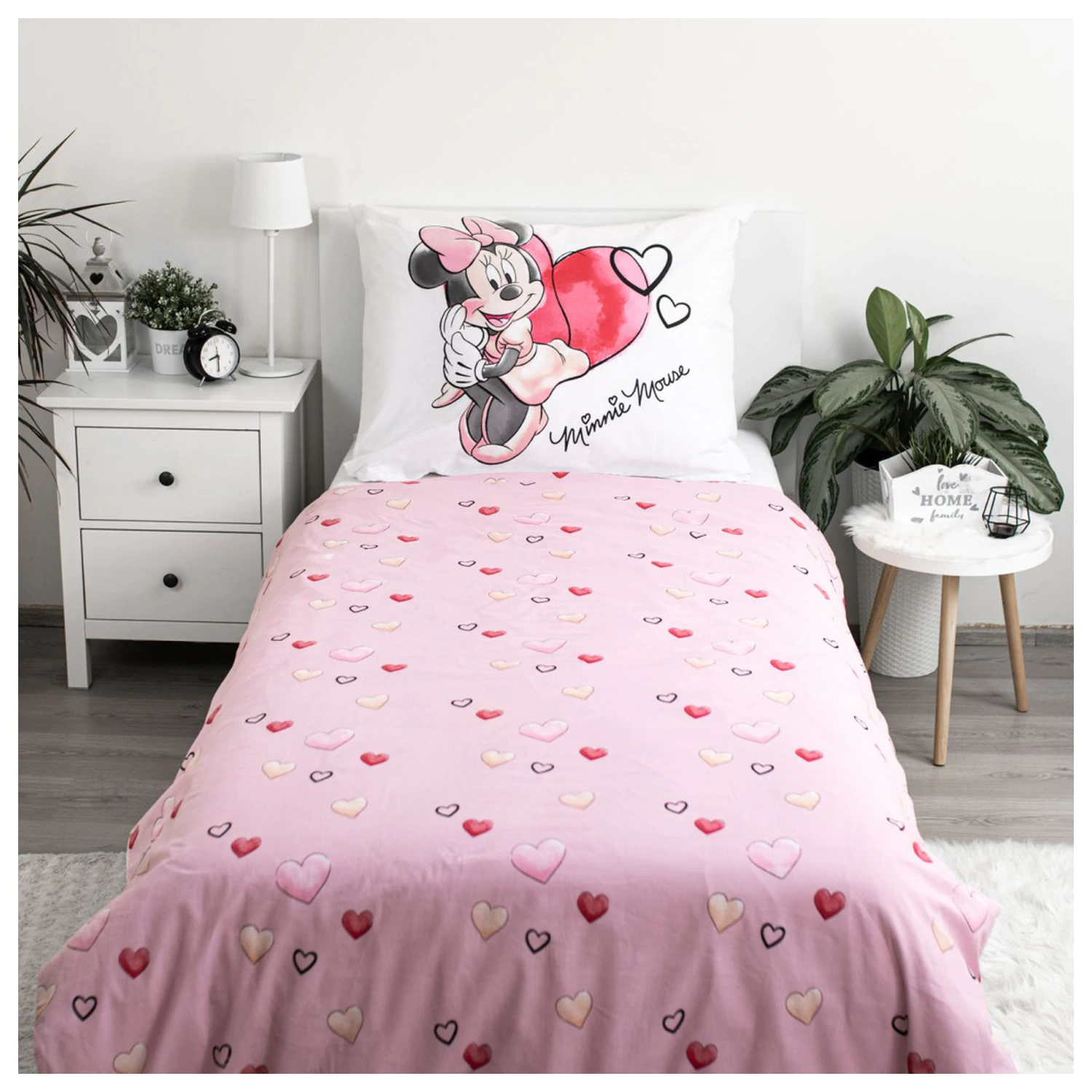 Disney Minnie Bílé povlečení na přikrývku fotografii produktu