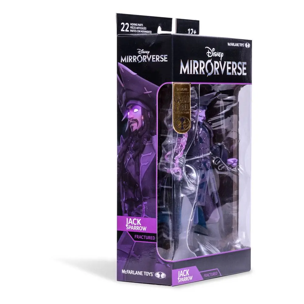Akční figurka Disney Mirrorverse Jack Sparrow Fractured Gold Label Series 18 cm fotografii produktu