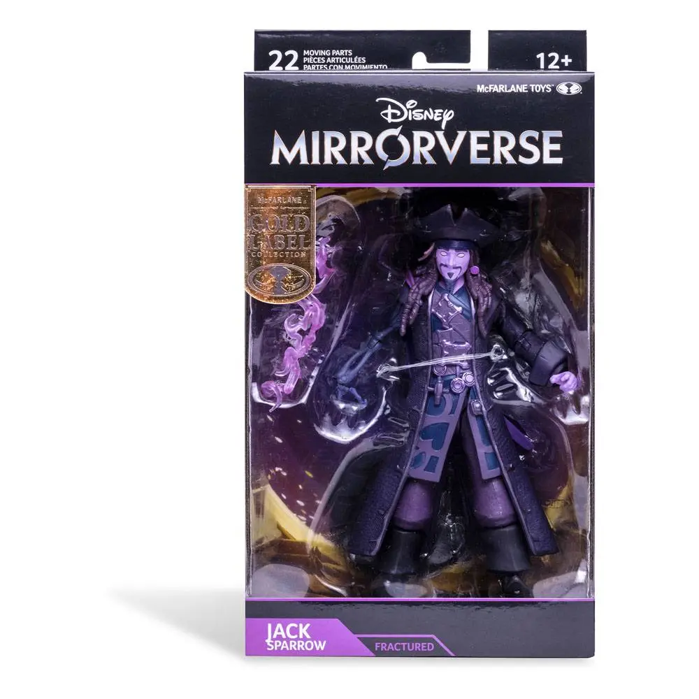 Akční figurka Disney Mirrorverse Jack Sparrow Fractured Gold Label Series 18 cm fotografii produktu