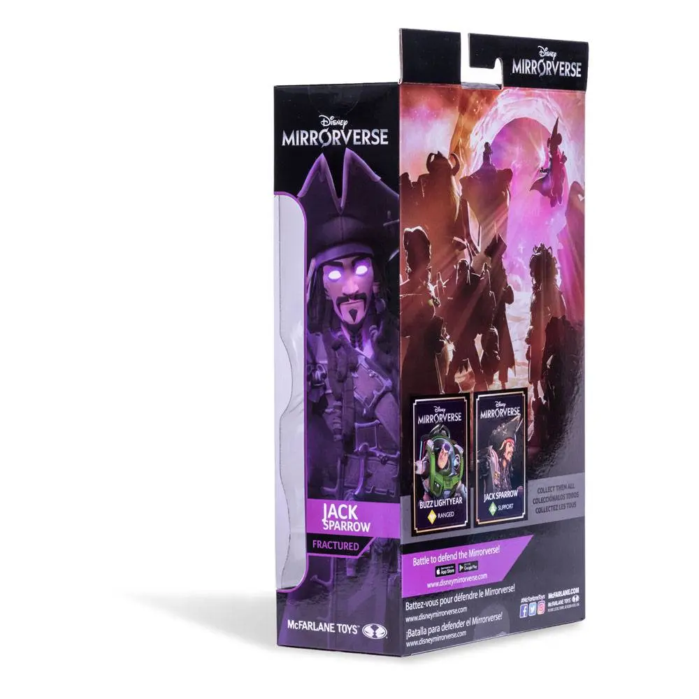 Akční figurka Disney Mirrorverse Jack Sparrow Fractured Gold Label Series 18 cm fotografii produktu