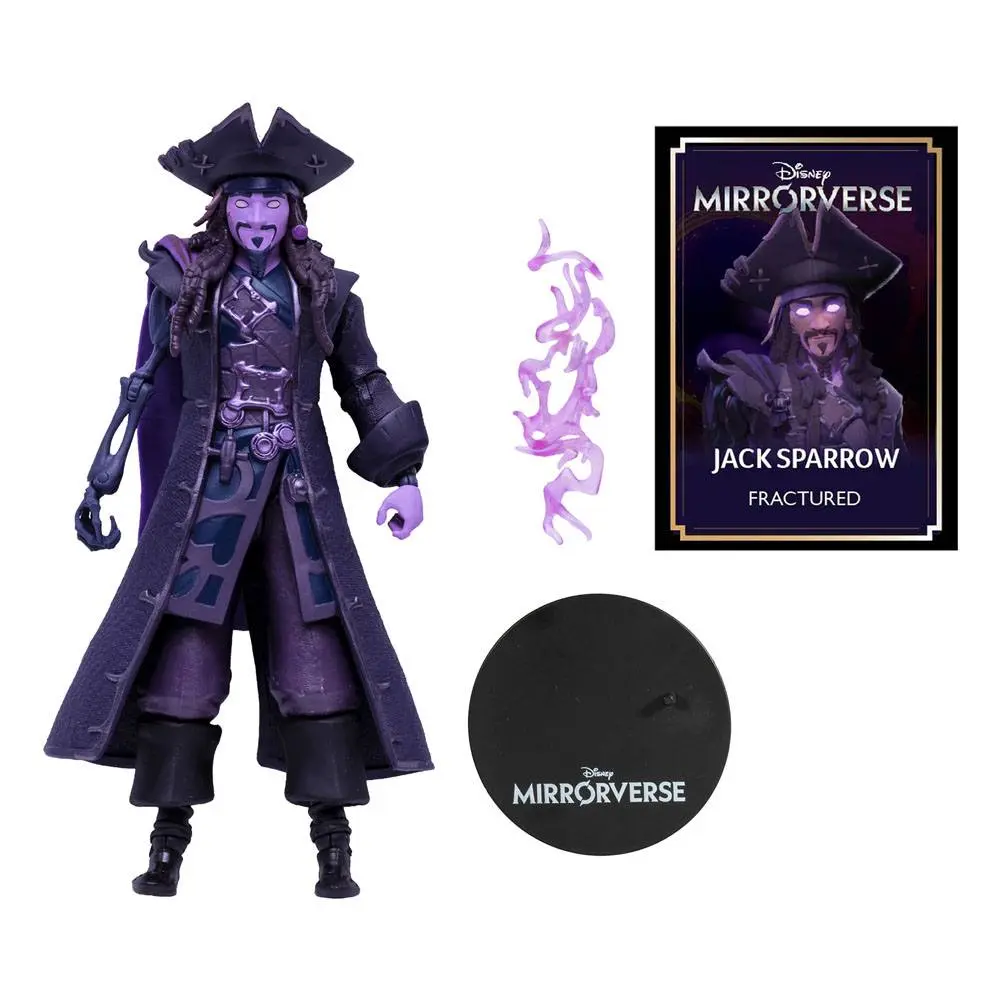 Akční figurka Disney Mirrorverse Jack Sparrow Fractured Gold Label Series 18 cm fotografii produktu
