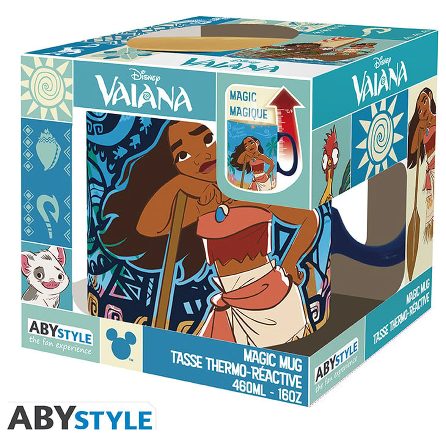 Disney Moana & Friends hrnek měnící barvu s teplem 460ml fotografii produktu