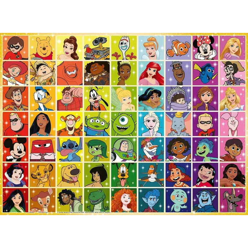 Disney vícepohádkové puzzle 100 dílků fotografii produktu
