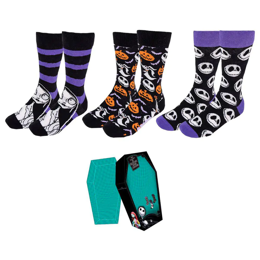 The Nightmare before christmas Ponožky 3-Pack Icons fotografii produktu