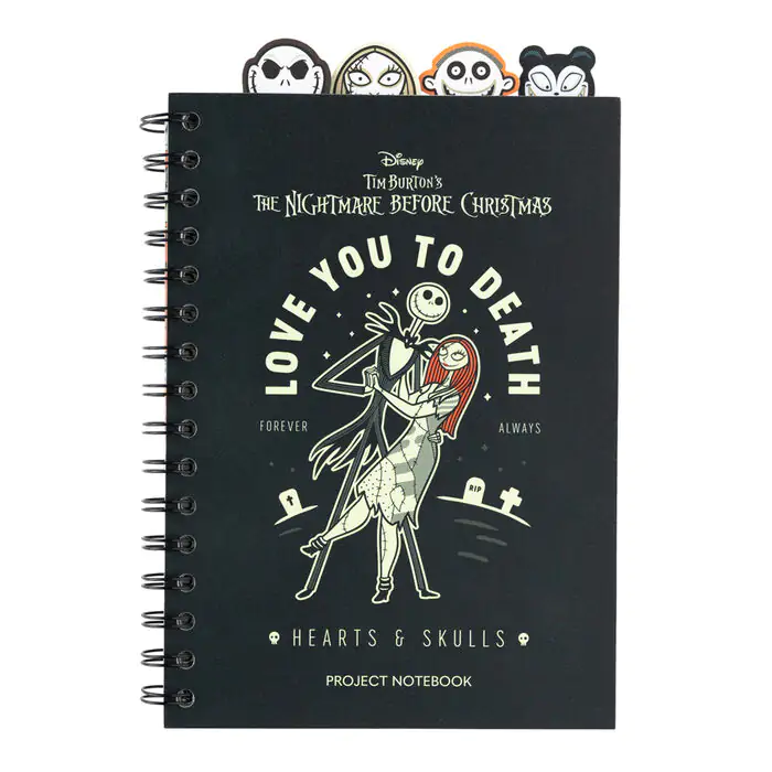 Disney Nightmare Before Christmas A5 zápisník fotografii produktu