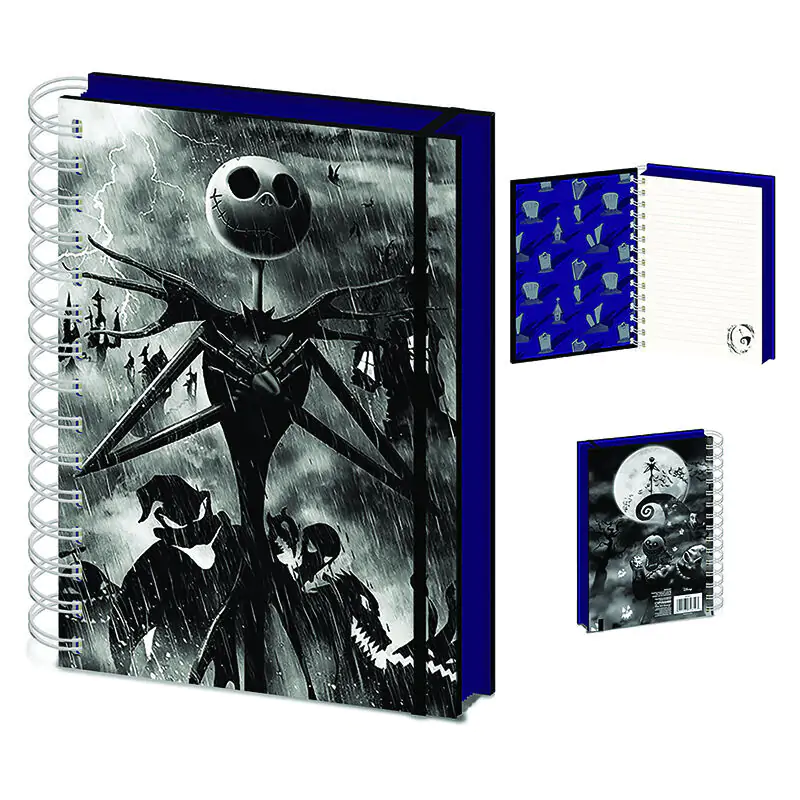 Disney Nightmare Before Christmas A5 lentikulární zápisník fotografii produktu