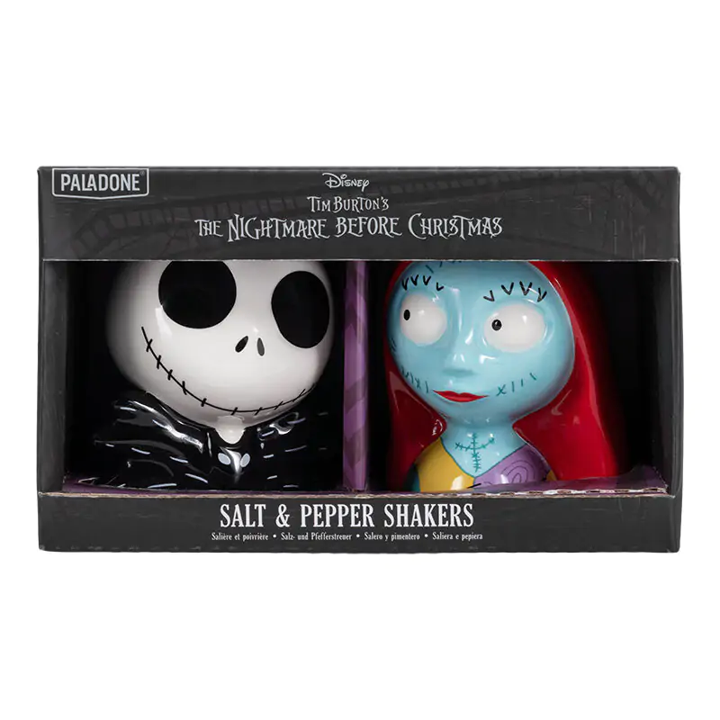 Disney Nightmare Before Christmas Jack & Sally sada slánky a pepřenky fotografii produktu