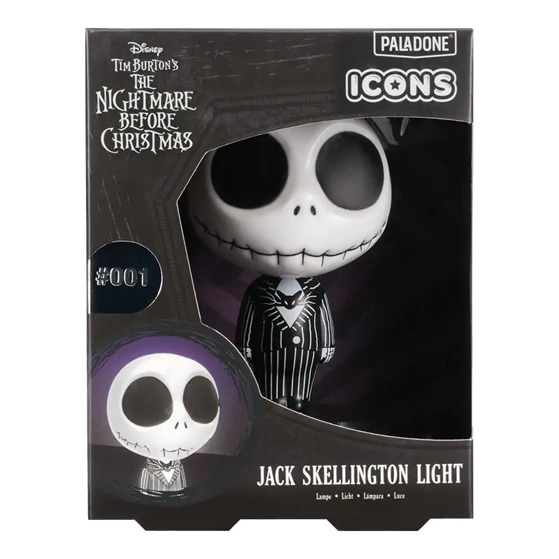 Disney Nightmare Before Christmas Jack Skellington Icons lampa 10 cm fotografii produktu