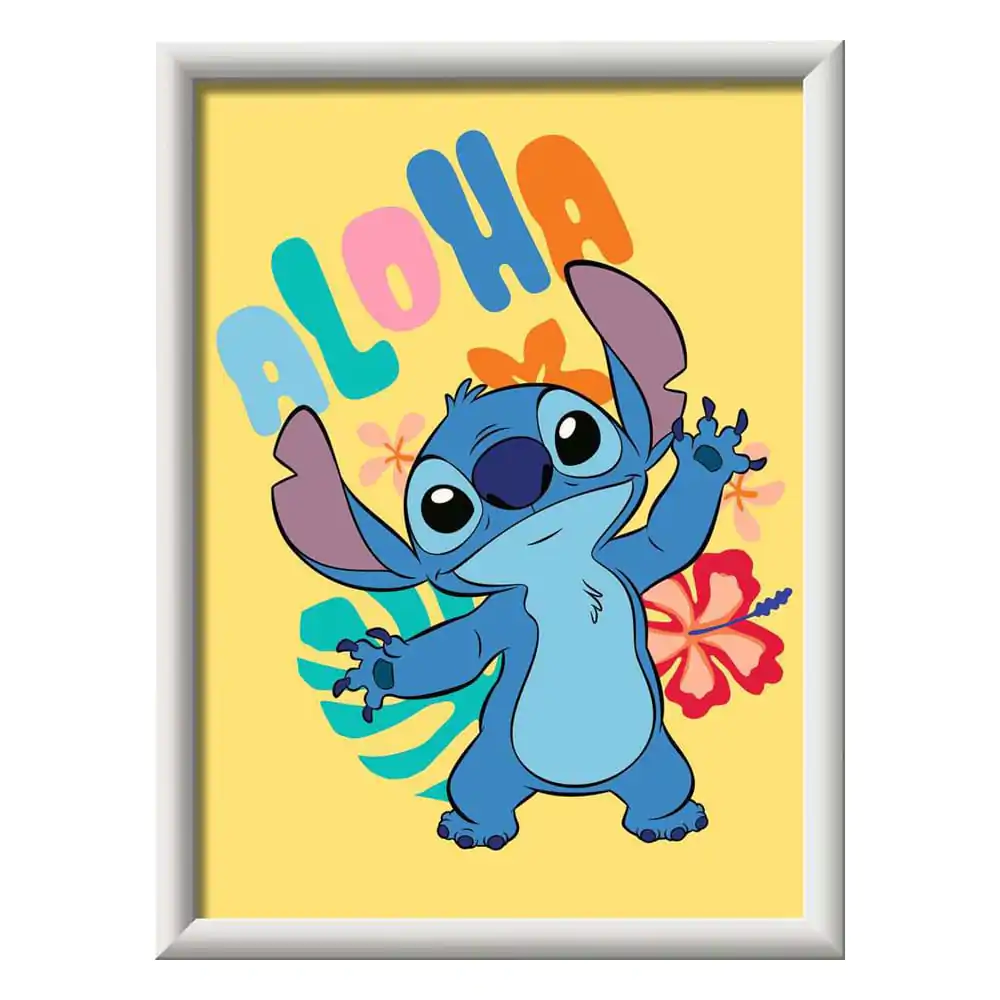 Disney Malování podle čísel Sada Aloha Stitch 18 x 24 cm *Německá edice* fotografii produktu