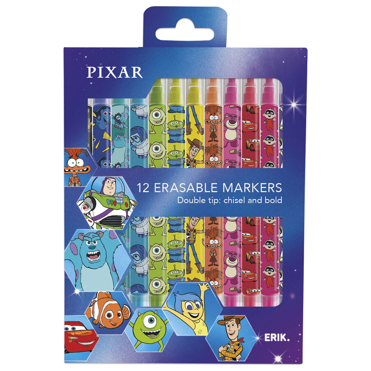 Disney Pixar sada 12 vymazatelných makerů fotografii produktu