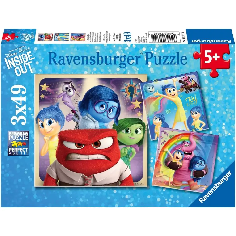 Disney Pixar Inside Out puzzle 3x49 dílků fotografii produktu