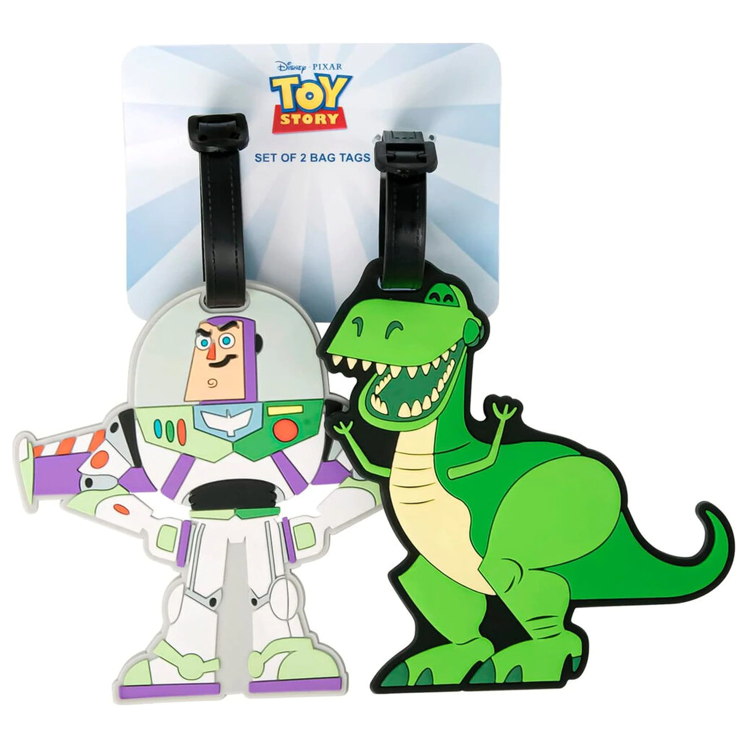 Disney Pixar Toy Story sada 2 štítků na zavazadla fotografii produktu