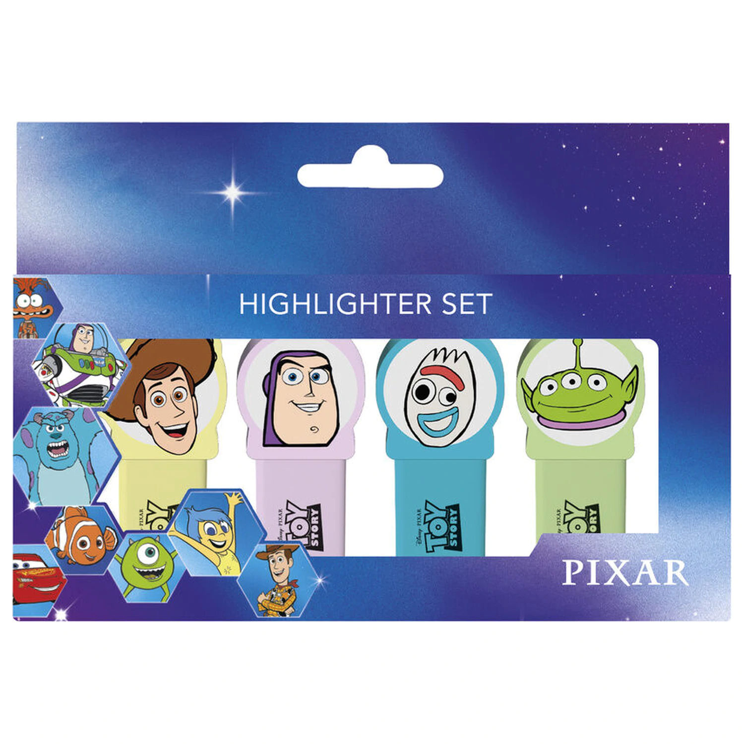 Disney Pixar Toy Story sada 4 zvýrazňovačů s ozdobou fotografii produktu