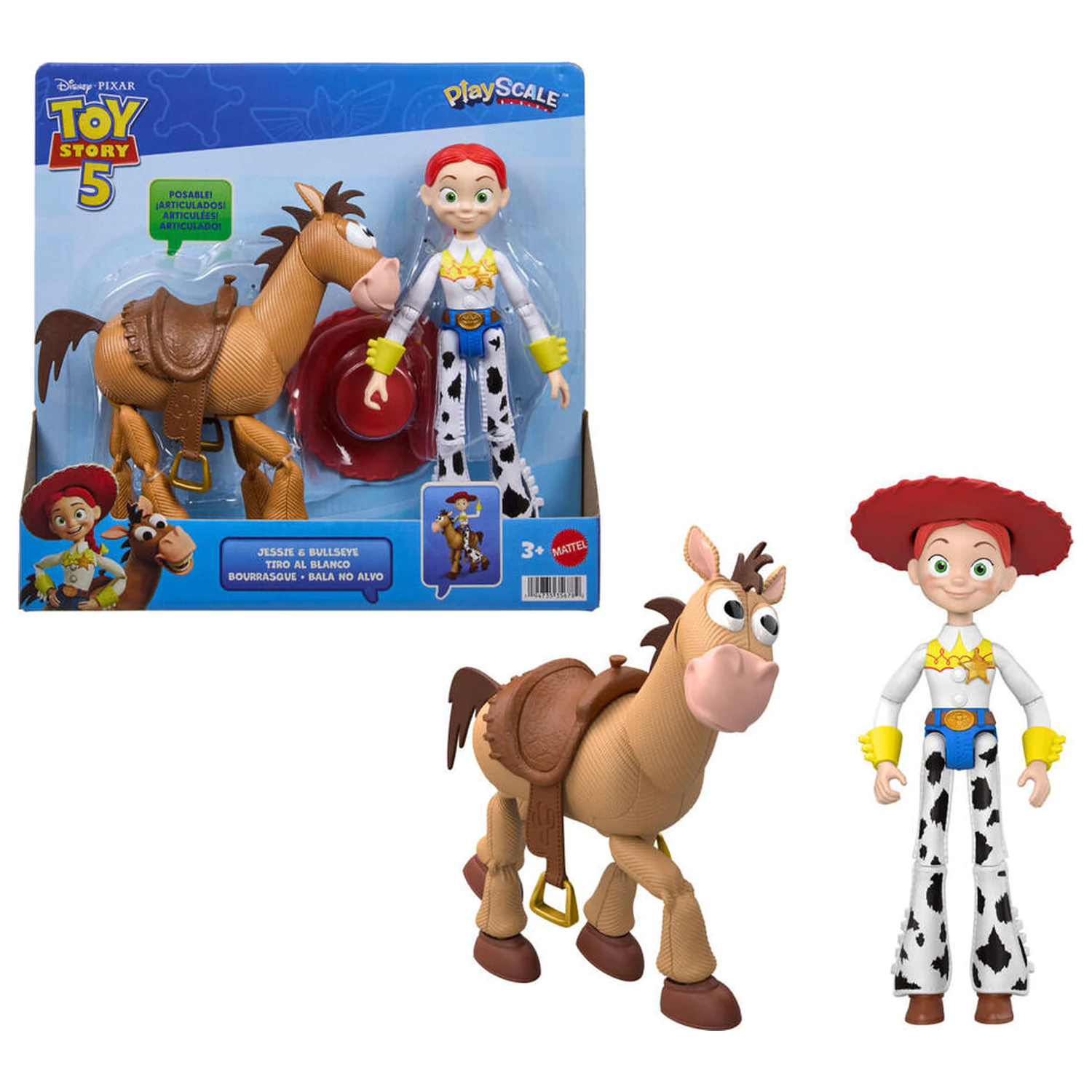 Disney Pixar Toy Story 5 figurky Jessie & Bullseye sada 2 figurek 18cm fotografii produktu