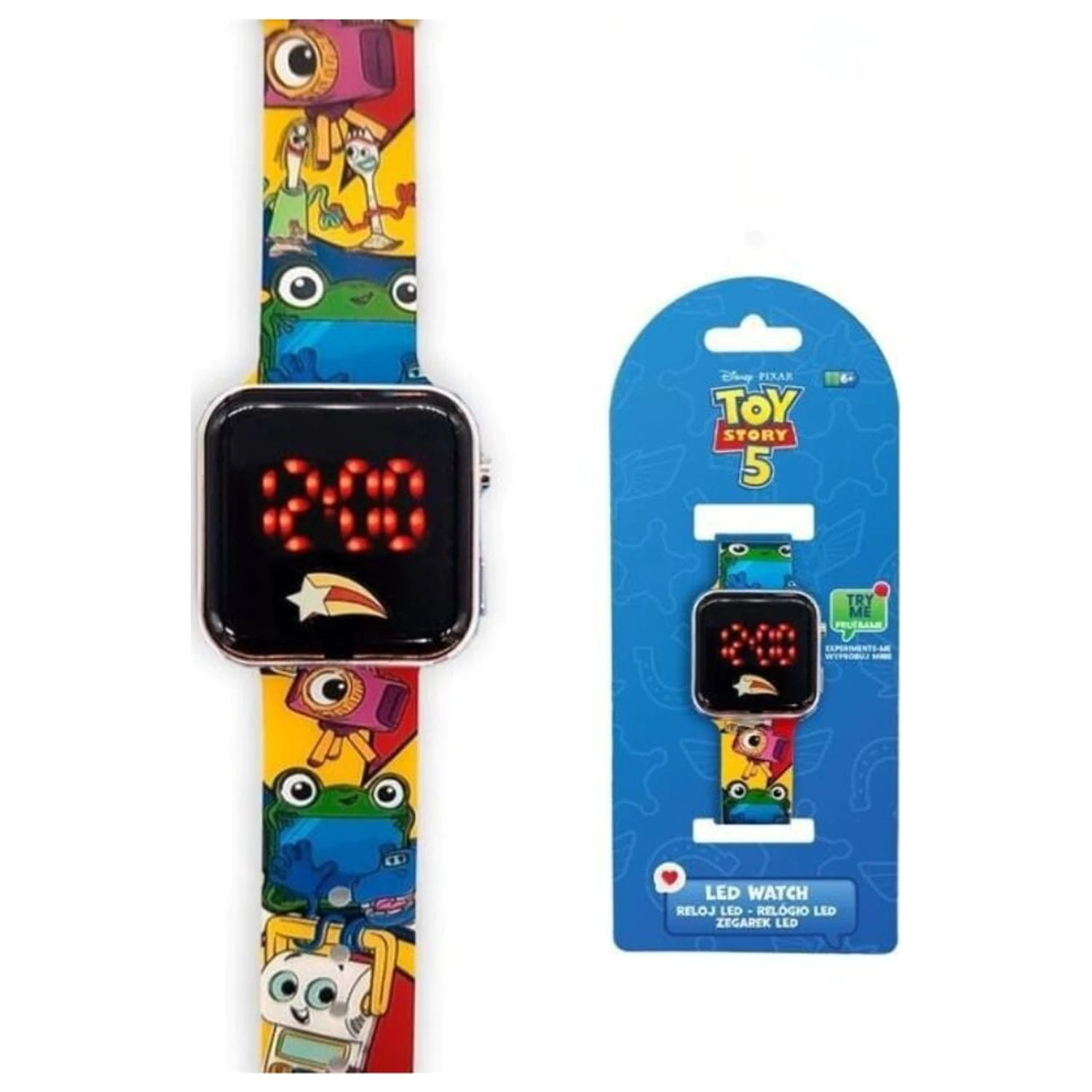 Disney Pixar Toy Story 5 LED hodinky fotografii produktu