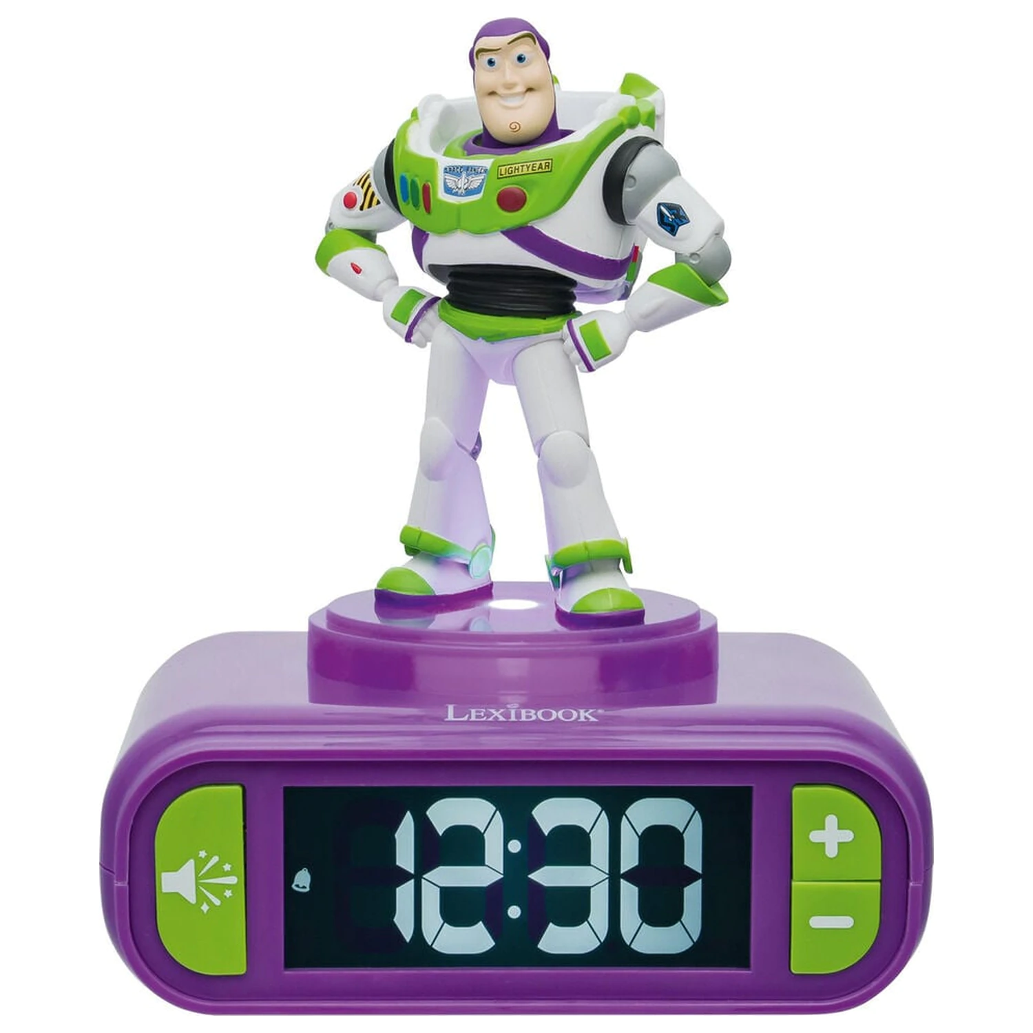 Disney Pixar Toy Story Buzz Lightyear 3D noční světlo digitální budík fotografii produktu