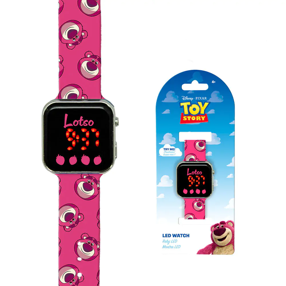 Disney Pixar Toy Story Lotso LED hodinky fotografii produktu
