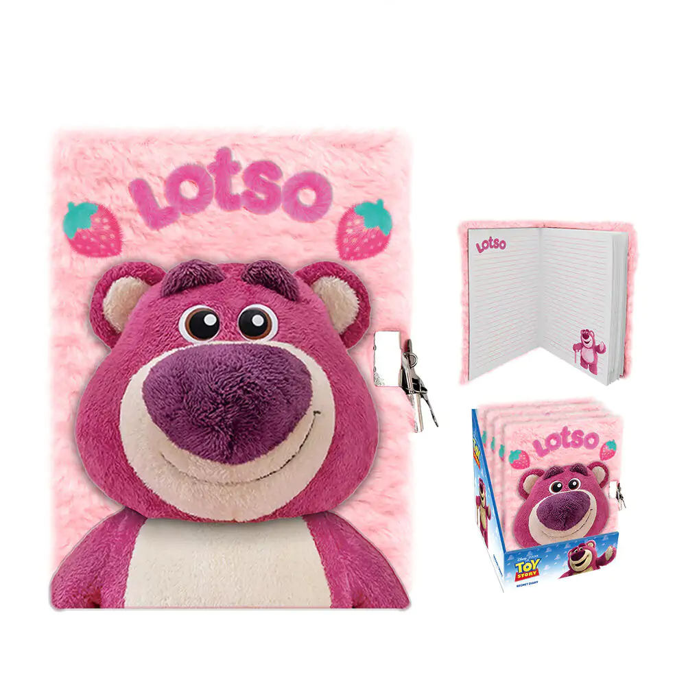 Disney Pixar Toy Story Lotso plyšový zápisník fotografii produktu