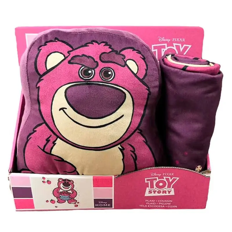Disney Pixar Toy Story Lotso fleecová deka + sada polštářů fotografii produktu