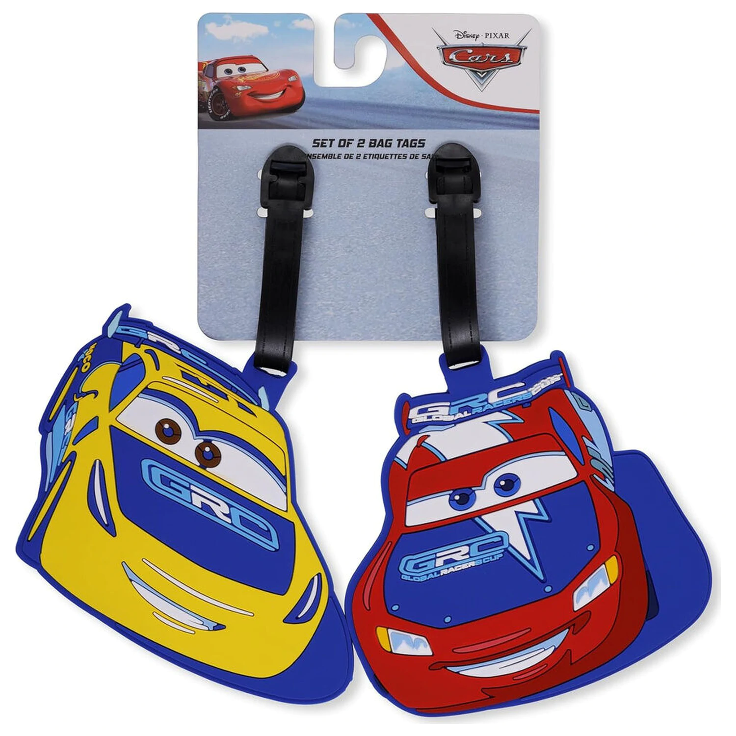 Disney Pixar Cars sada 2 visaček na zavazadla fotografii produktu