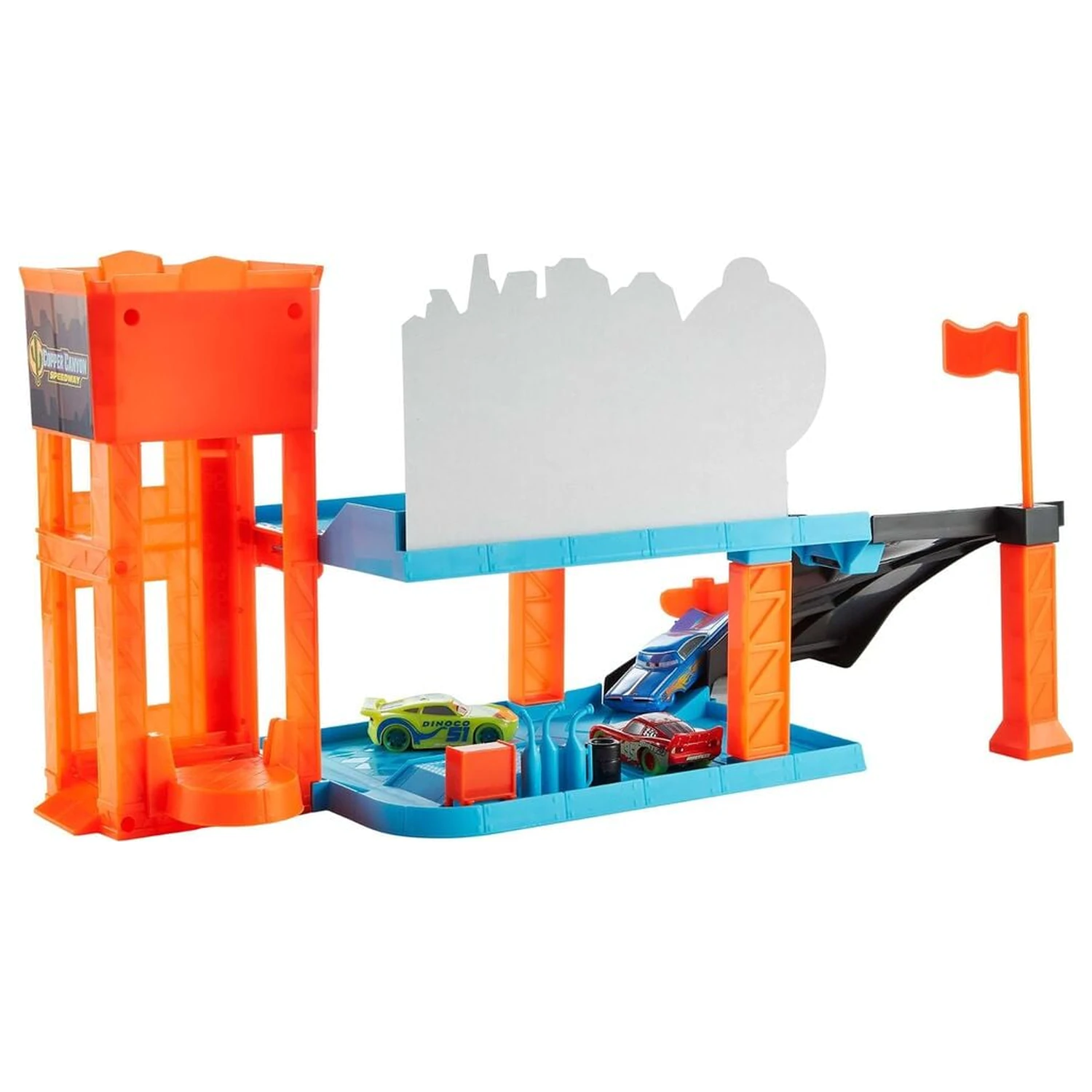 Herní sada Disney Pixar Cars Copper Canyon Glow workshop playset fotografii produktu